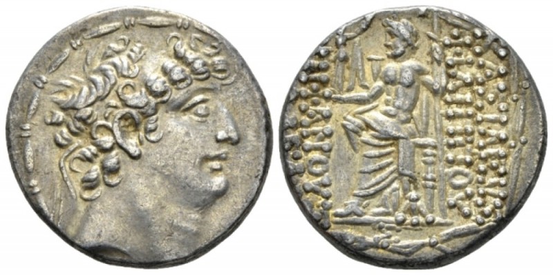 The Seleucid Kings, Philip I Philadelphus, 95-75 BC Antioch Tetradrachm circa 89...
