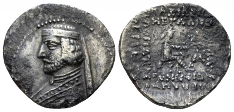 Parthia, Phraates III, 70-57. Drachm circa 70-57, AR 18mm., 3.26g. Diademed bust...
