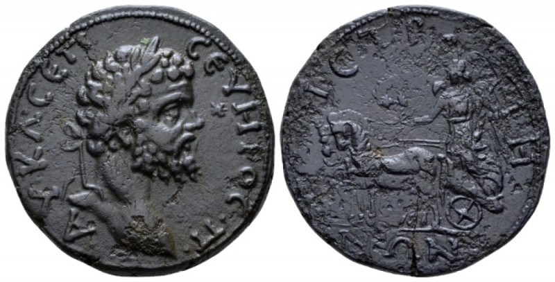 Moesia, Istrus Septimius Severus, 193-211 Bronze circa 193-211, Æ 30mm., 17.34g....
