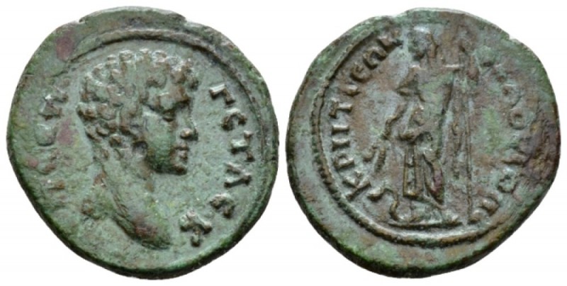 Bithynia, Cretia-Flaviopolis Geta Caesar, 197-209. Bronze circa 197-29, Æ 22.4mm...