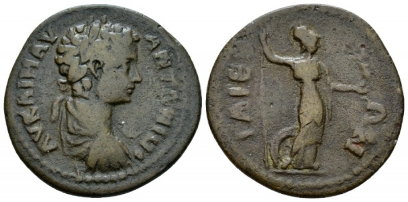 Troas, Ilium Caracalla, 198-217 Bronze circa 198-217, Æ 27.1mm., 7.29g. Laureate...