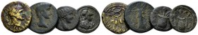 Aeolis, Elaea Lot of 4 Bronzes II cent., Æ 20mm., 13,33g. Lot of 4 Bronzes: Elaea, Aeolis (2); Ionia, Smirna; Miletopolis, Mysia.

Very Fine.

 
...