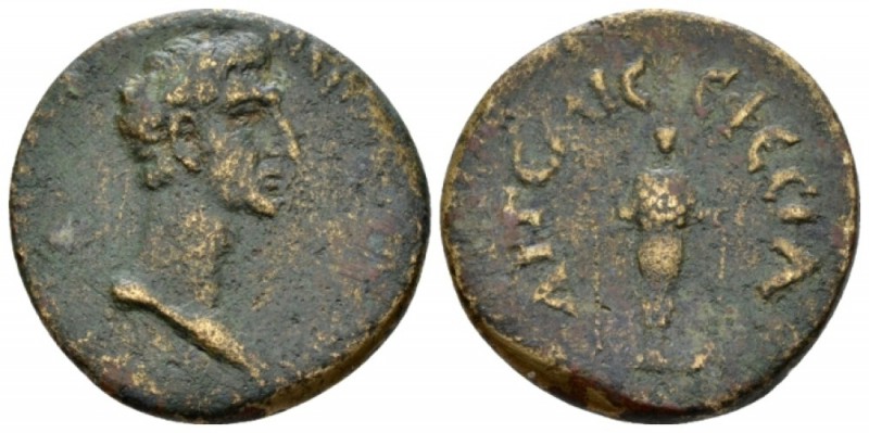 Ionia, Ephesus Nerva, 96-98 Bronze circa 96-98, Æ 24.9mm., 8.01g. Laureate bust ...