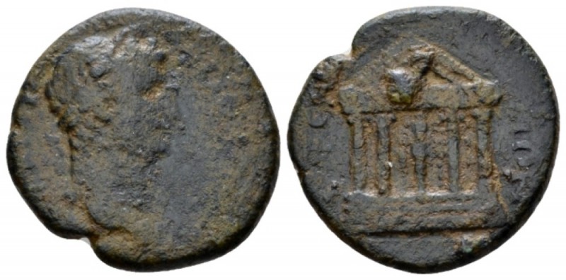 Ionia, Ephesus Hadrian, 117-138 Bronze circa 117-138, Æ 22.5mm., 6.01g. Laureate...