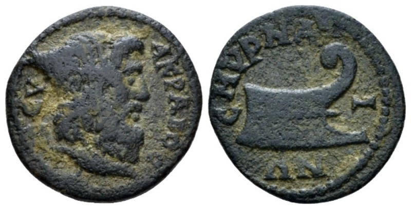 Ionia, Smyrna Pseudo autonomous issues. Bronze circa 193-235. Time of the Severa...