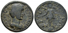 Phrygia, Bruzos Gordian III, 238-244 Bronze circa 238-244, Æ 25mm., 8.18g. AVT K M AN – ΓOPΔIANO – C Laureate, draped and cuirassed bust r. Rev. BPOY ...