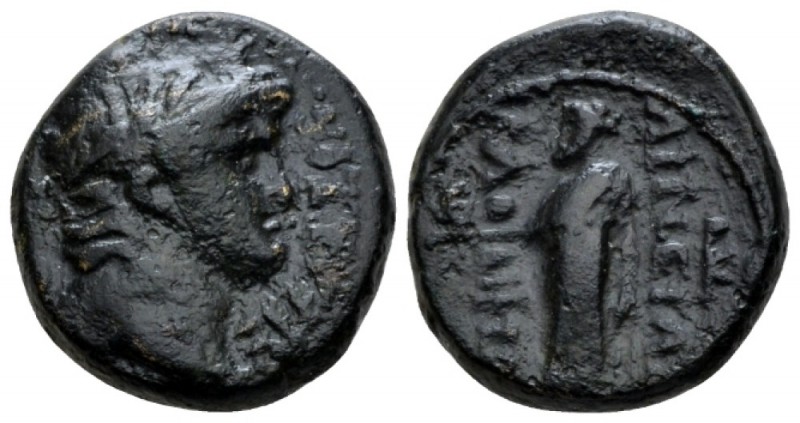 Phrygia, Laodicea ad Lycum Nero, 54-68 Bronze circa, Æ 18.4mm., 6.49g. NEPON ΣEB...