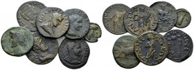 Pisidia, Antioch Julia Domna, wife of Septimius Severus Lot of 7 Bronzes circa III cent., Æ 23mm., 38.23g. Lot of 7 Bronzes: J. Domna, Commodus, Volus...