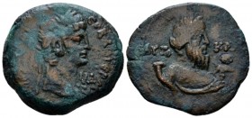 Egypt, Alexandria Claudius, 41-54 Diobol circa 50-51 (year 11), Æ 27.1mm., 8.60g. Laureate head r.; in front, LIA. Rev. AVTOKPA Bust of Nilus r. RPC 5...