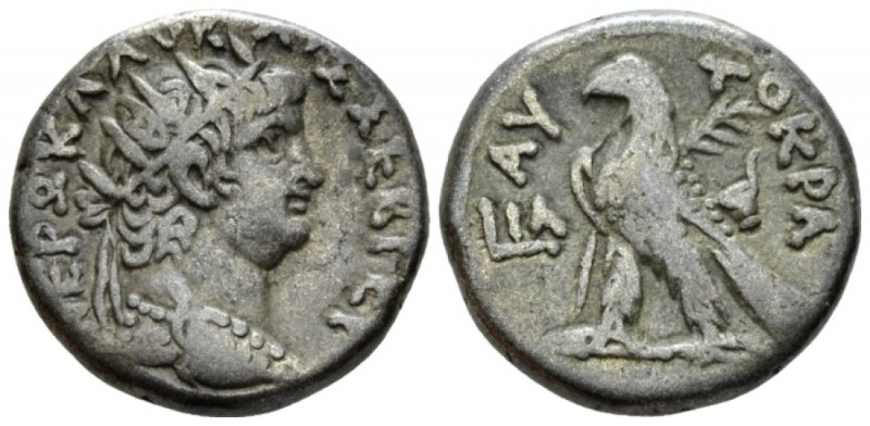 Egypt, Alexandria Nero, 54-68 Tetradrachm circa 64-65 (year 11), billon 23.7mm.,...