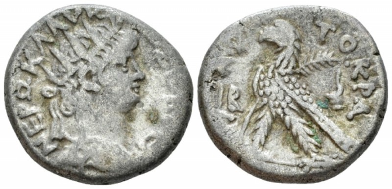 Egypt, Alexandria Nero, 54-68 Tetradrachm circa 65-66 (year 12), billon 25mm., 1...