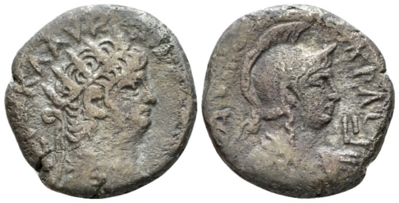 Egypt, Alexandria Nero, 54-68 Tetradrachm circa 66-67 (year 13), billon 23.3mm.,...