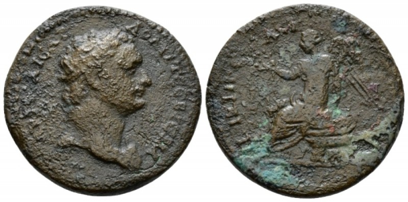 Egypt, Alexandria Domitian, 81-96 Hemidrachm circa 91-92 (year 11), Æ 27.1mm., 1...