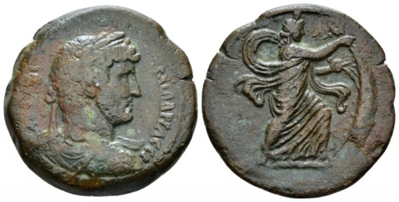 Egypt, Alexandria Hadrian, 117-138 Hemidrachm circa 129-130 (year 14), Æ 28.7mm....