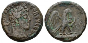 Egypt, Alexandria Commodus, 177-192 Tetradrachm circa 189-190 (year 30), billon 23.4mm., 12.73g. Laureate head r. Rev. Eagle standing on thunderbolt, ...