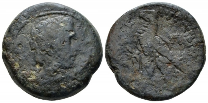 Egypt, Alexandria. Dattari. Octavian as Augustus, 27 BC – 14 AD 80 Drachmae circ...
