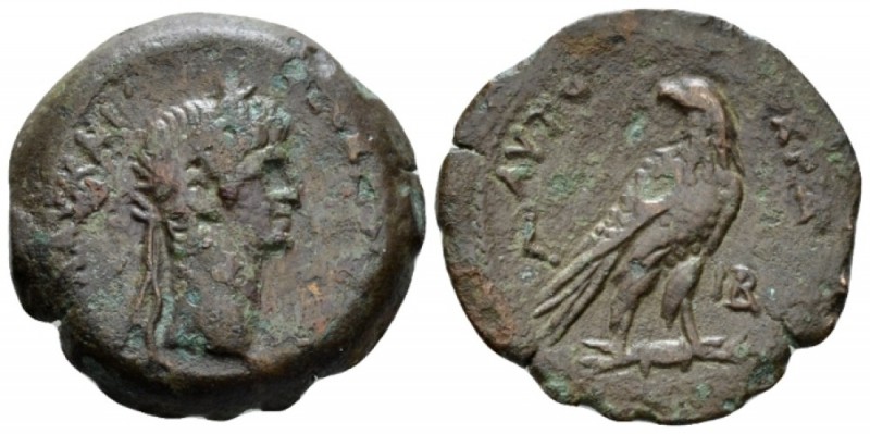 Egypt, Alexandria. Dattari. Claudius, 41-54 Diobol circa 51-52 (year 12), Æ 25.8...