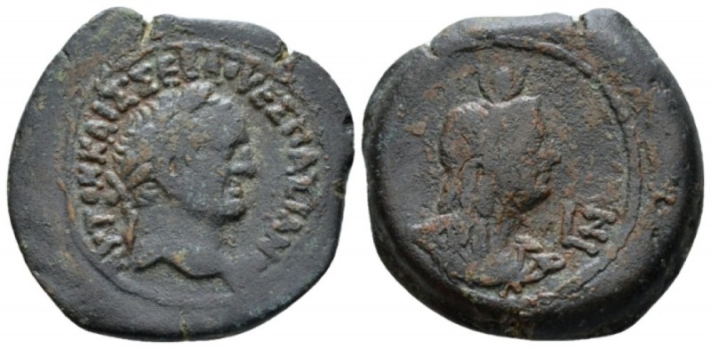 Egypt, Alexandria. Dattari. Vespasian, 69-79 Diobol circa 74-75 (year 7), Æ 26mm...