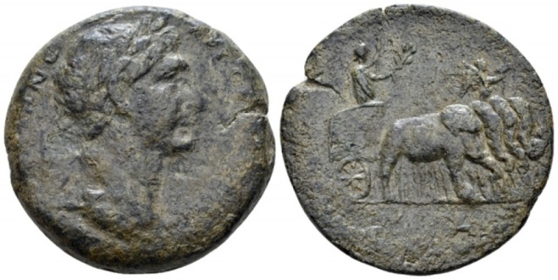 Egypt, Alexandria. Dattari. Trajan, 98-117 Drachm circa 107-108 (year 11), Æ 35m...
