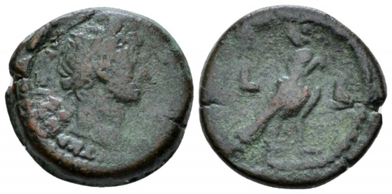 Egypt, Alexandria. Dattari. Hadrian, 117-138 Obol circa 117-118 (year 2), Æ 19.3...