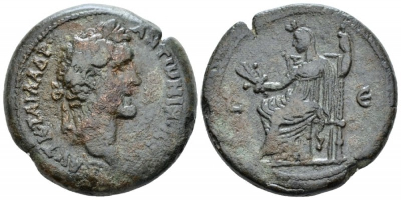 Egypt, Alexandria. Dattari. Antoninus Pius, 138-161 Drachm circa 141-142 (year 5...