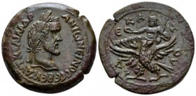 Egypt, Alexandria. Dattari. Antoninus Pius, 138-161 Drachm circa 146-147 (year 10), Æ 35.4mm., 25.73g. ΑVΤ Κ Τ ΑΙΛ ΑΔΡ ΑΝΤωΝƐΙΝΟС СƐΒ ƐVС Laureate hea...