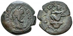 Egypt, Alexandria. Dattari. Antoninus Pius, 138-161 Obol circa 146-147 (year 10), Æ 23.7mm., 7.50g. Laureate, draped and cuirassed bust r. Rev. L ΔƐΚΑ...