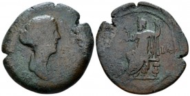 Egypt, Alexandria. Dattari. Faustina junior, daughter of Antoninus Pius and wife of Marcus Aurelius Drachm circa 150-151 (year 14), Æ 35.3mm., 19.22g....