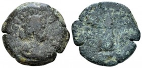 Egypt, Alexandria. Dattari. Faustina junior, daughter of Antoninus Pius and wife of Marcus Aurelius Obol circa 164-165 (year 5), Æ 24.7mm., 9.71g. ΦΑV...