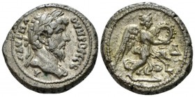 Egypt, Alexandria. Dattari. Lucius Verus, 161-169 Tetradrachm circa 163-164 (year 4), billon 24mm., 12.80g. Laureate bust r., drapery on l. shoulder. ...