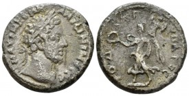 Egypt, Alexandria. Dattari. Commodus, 177-192 Tetradrachm circa 182-183 (year 23), billon 24.5mm., 12.20g. Laureate head r. Rev. VΠΑΤΟС ΤΟ Δ Nike adva...