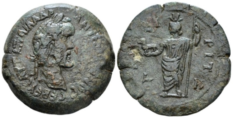 Egypt, Busirites. Dattari. Antoninus Pius, 138-161 Drachm circa 144-145 (year 8)...