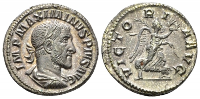 Maximinus I, 235-238 Denarius circa 235-236, AR 20mm., 3.40g. Laureate, draped a...