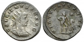 Gallienus, 253-268 Antoninianus Antioch circa 267, AR 20.5mm., 3.39g. Radiate and cuirassed bust r. Rev. Hercules, with attributes, standing r. C 1321...