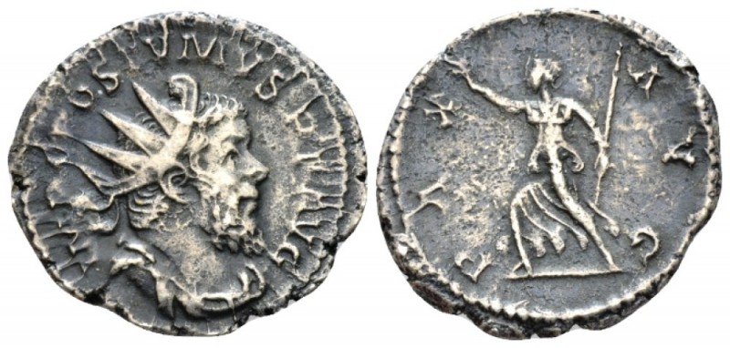 Postumus, 259-268 Antoninianus Lugdunum circa 263-265, billon 22mm., 4.08g. Radi...