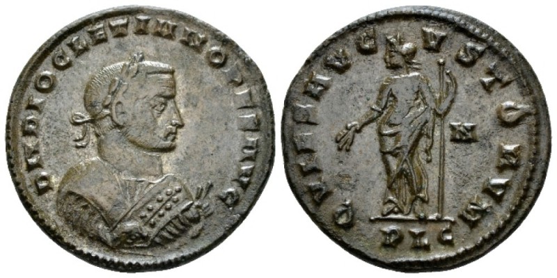 Diocletian Senior Augustus, 305-311/2. Follis circa 307, Æ 26mm., 7.31g. Laureat...