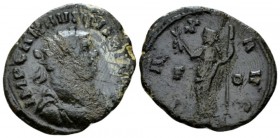 Carausius, 287-293 Antoninianus Londinium circa 286-293, billon 26mm., 3.98g. Radiate, draped and cuirassed bust r. Rev. Pax standing l., holding palm...