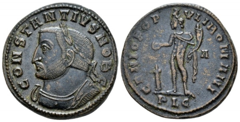 Constantius I caesar, 293-305 Follis Lugdunum circa 301-303, Æ 28mm., 11.70g. La...