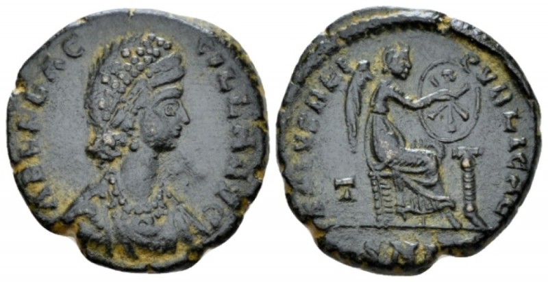 Aelia Flaccilla, wife of Theodosius I Æ Nicomedia circa 379-386/8, Æ 22mm., 5.88...