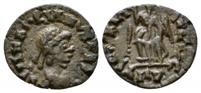 Majorian, 457-461 Æ4 Mediolanum circa 457-461, Æ 13.1mm., 0.91g. D N IVL MAIORIA...