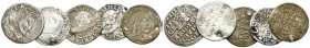 -, Lot of 5 coins Lot of 5 coins XVIII cent., AR 20mm., 10.10g. Lot of 5 coins

Some pierced, Good Fine-About Very Fine.