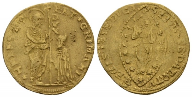 Venice, Doge Pietro Grimani, 1741-1752 Zecchino 1741-1752, AV 21mm., 3.43g. Doge...