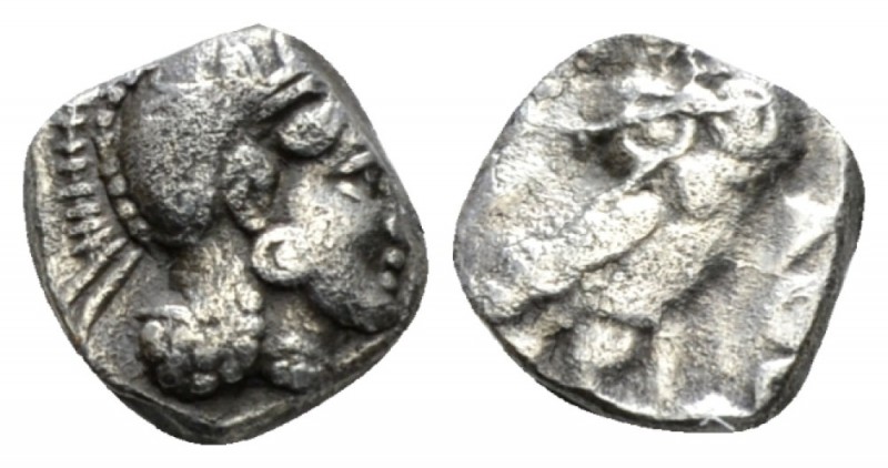 Arabia, Philistia. Uncertain mint. Obol. Imitating Athens. Mid V cent- 333 BC, A...