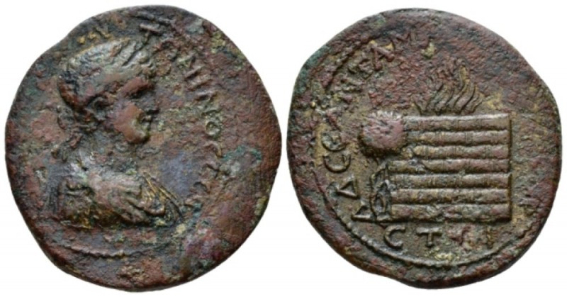 Pontus, Amasia Caracalla, 198-217 Bronze circa 205-206, Æ 31mm., 18.78g. Laureat...