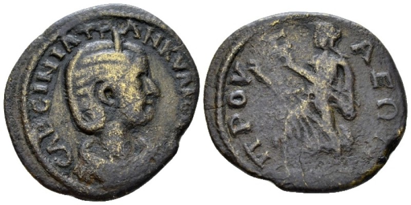 Bithynia, Prusa ad Olympum. Tranquillina, wife of Gordian III Bronze circa 238-2...