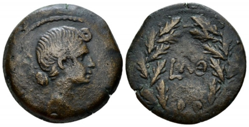 Egypt, Alexandria In the name of Livia, wife of Augustus Diobol circa 9-10 AD (y...