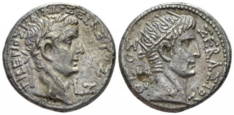 Egypt, Alexandria Tiberius, 14-37 Tetradrachm circa 20-21 (year 7), billon 26.1m...