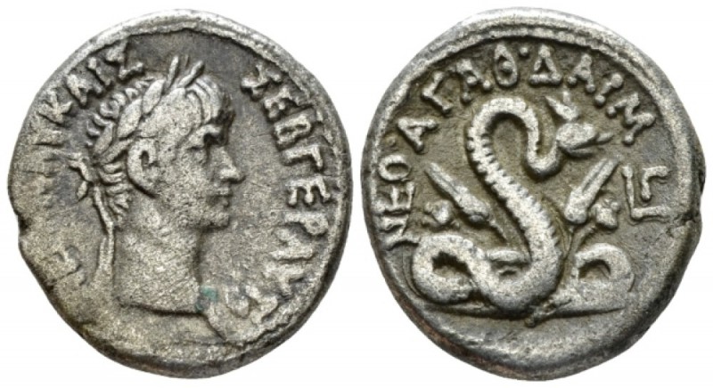 Egypt, Alexandria. Dattari. Nero, 54-68 Tetradrachm circa 56-57 (year 3), billon...