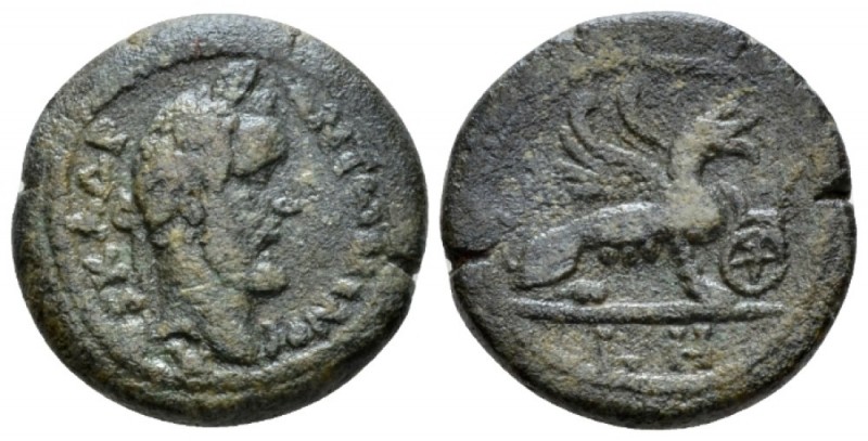 Egypt, Alexandria. Dattari. Antoninus Pius, 138-161 Obol circa 144-145 (year 8),...