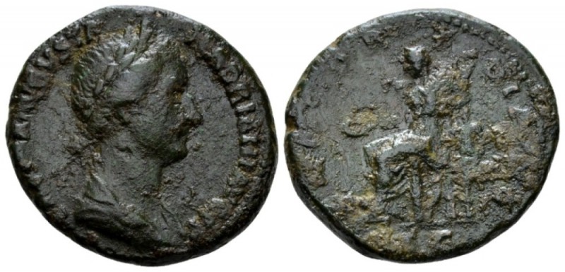 Sabina, wife of Hadrian As circa 128-137, Æ 28mm., 10.80g. SABINA AVGVSTA HADRIA...